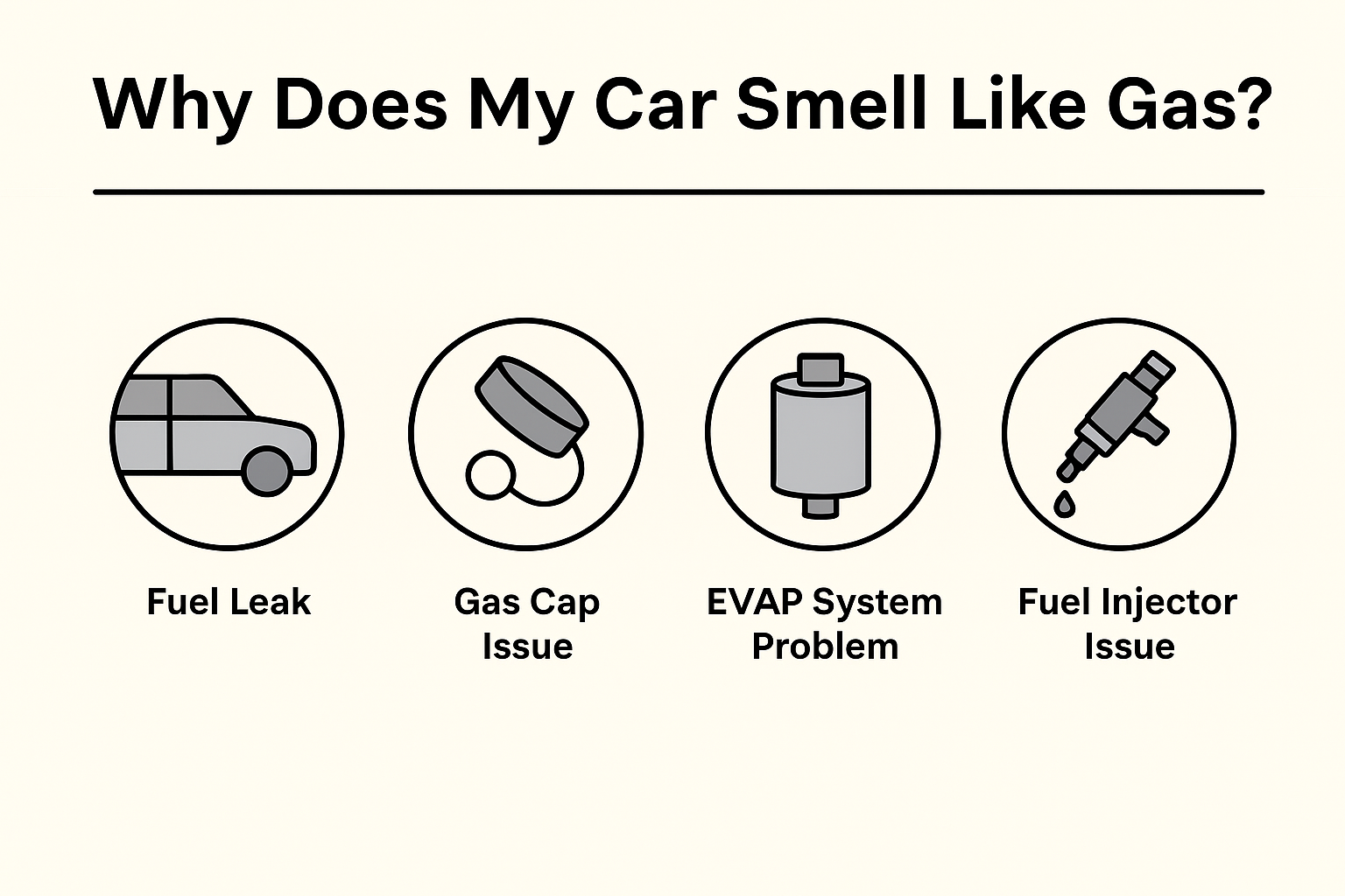 Why Does My Car Smell Like Gas?