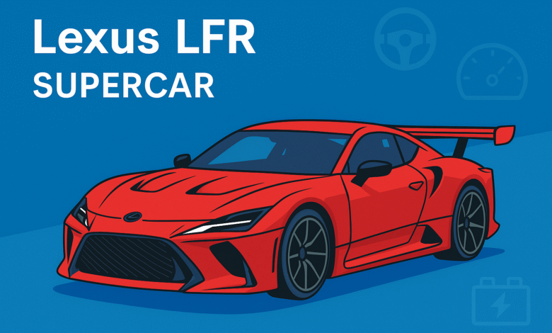 Lexus LFR: The Supercar That Redefines Performance and Precision