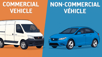 Commercial Vehicle vs Non-Commercial Vehicle