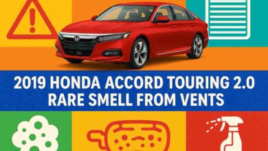 2019 Honda Accord Touring 2.0 Rare Smell From Vents