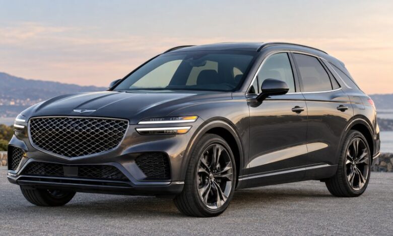Genesis GV70 luxury SUV exterior and interior